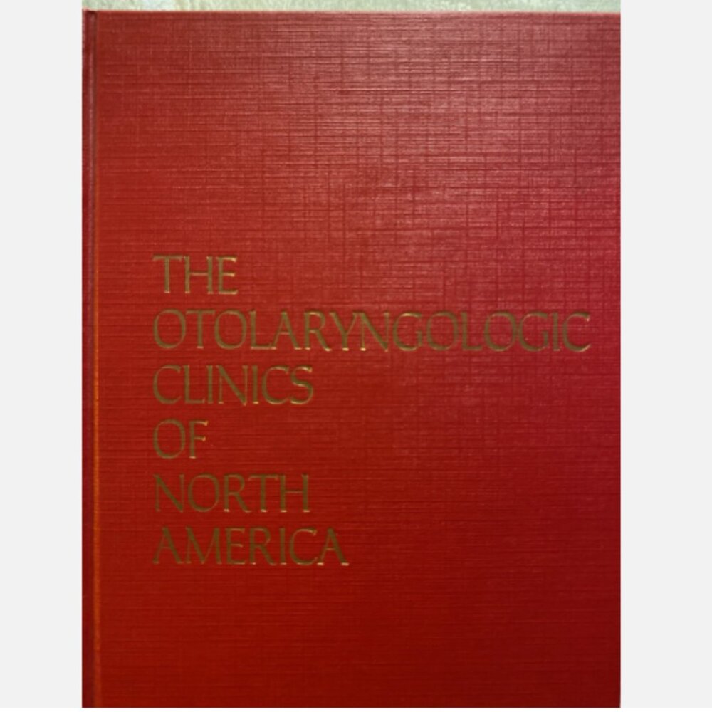 Vintage 1975 Otolaryngologist Clinics North America Rhinoplasty Book October